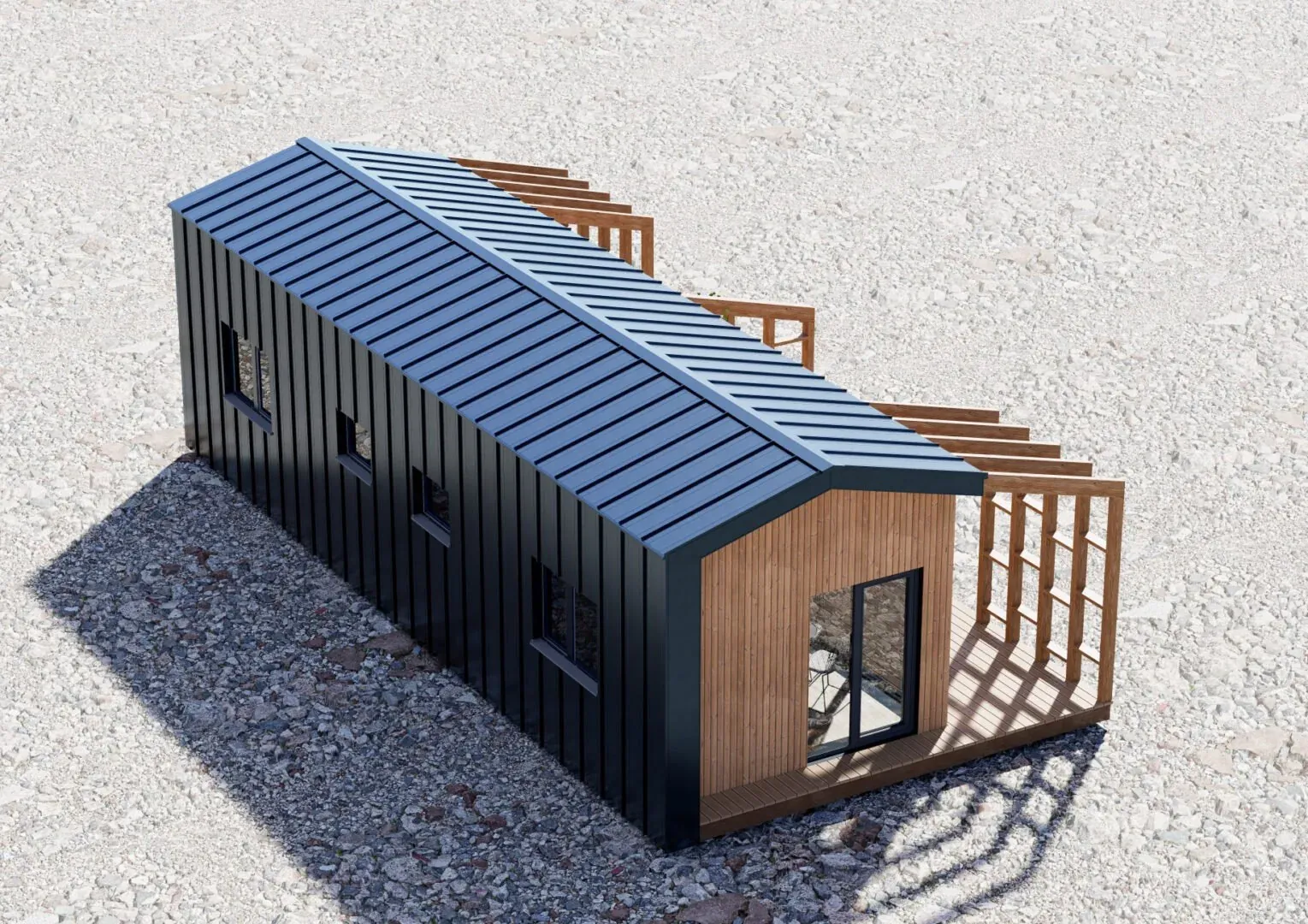 Modulaire woning Scandic Split - foto