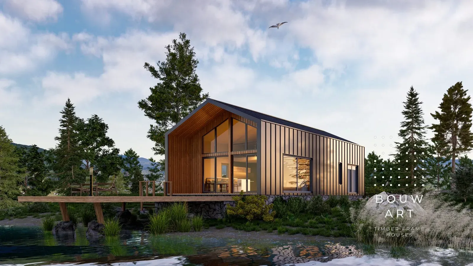 Houtskeletbouwwoning Stusvik van Bouw Art